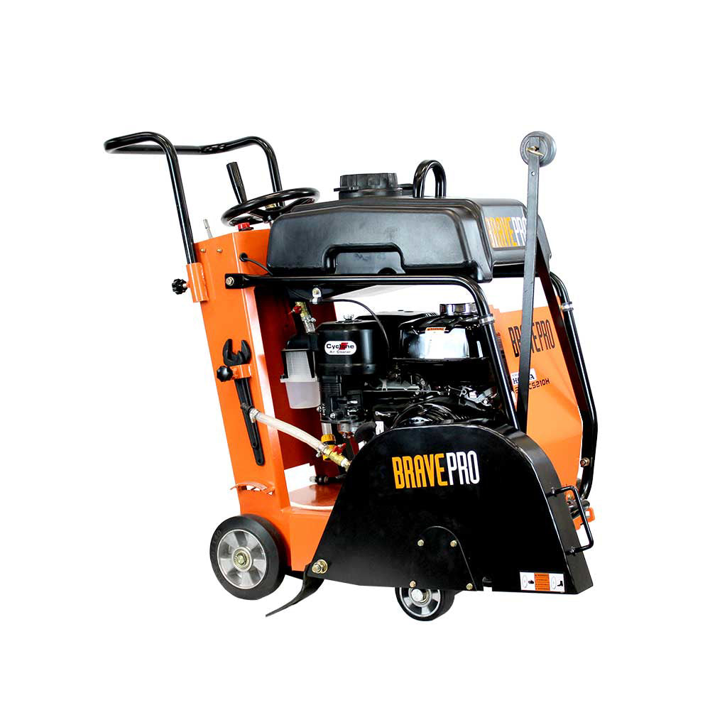 BravePro Concrete Floor Saw, 14 In. to 20 In. Blade, 7.2 In. Cutting Depth, Honda GX390, Model BRPCS210H