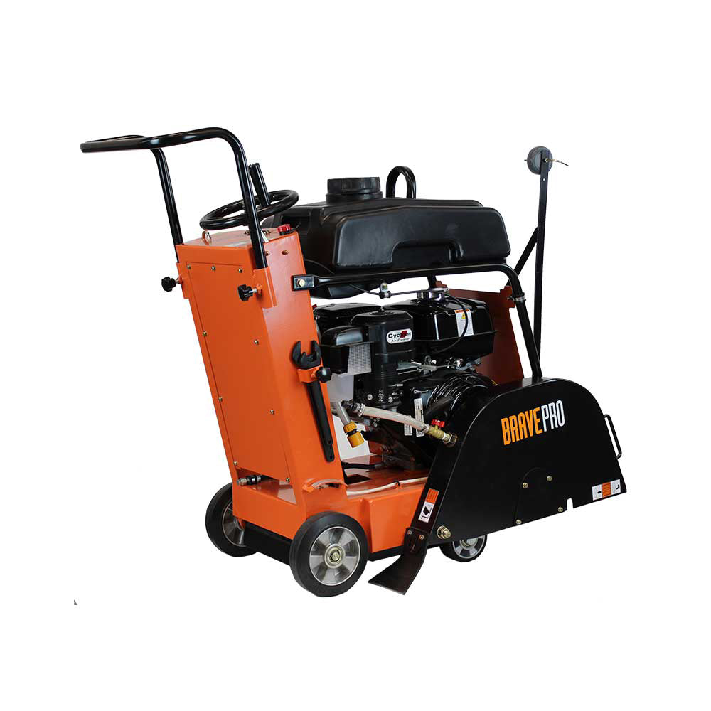BravePro Concrete Floor Saw, 14 In. to 20 In. Blade, 7.2 In. Cutting Depth, Honda GX390, Model BRPCS210H