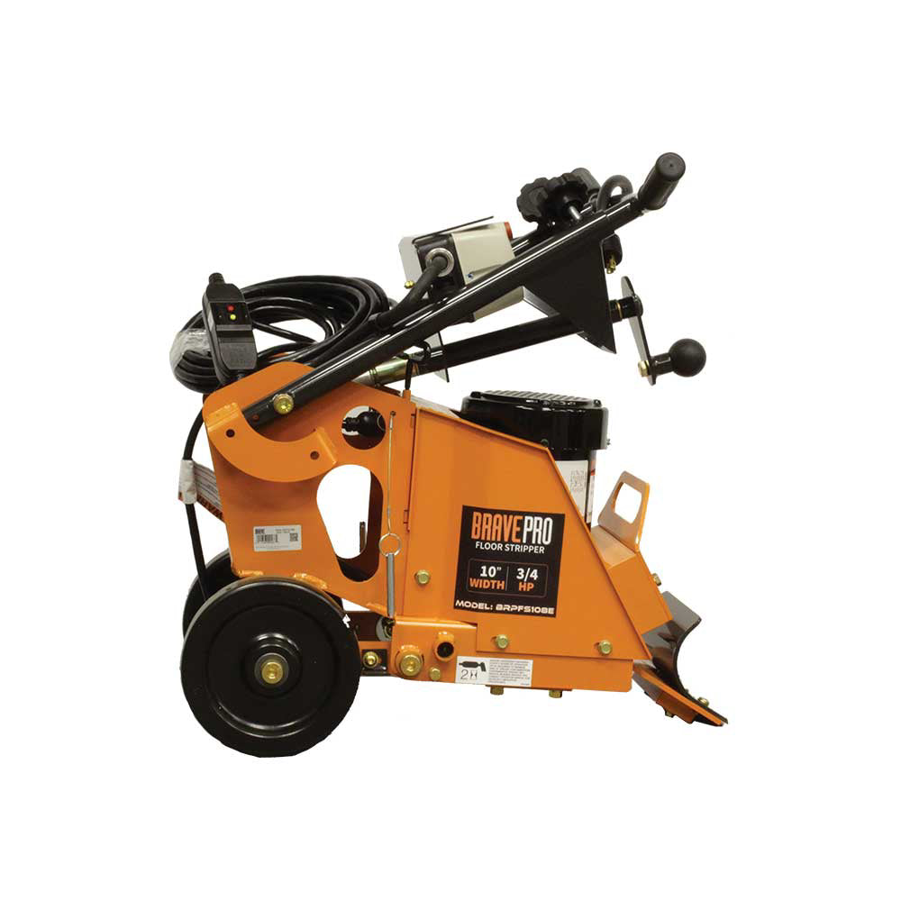 BravePro Floor Stripper, Heavy Duty, 10 In. Max Width, Electric Motor, Model BRPFS108E