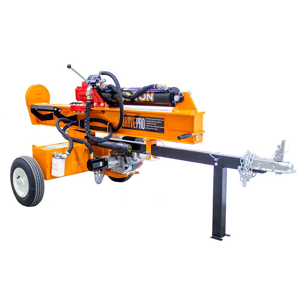 BravePro Log Splitter, 30-Ton, Horizontal and Vertical, 3,500 PSI, Honda GX200, Model VH1730GX