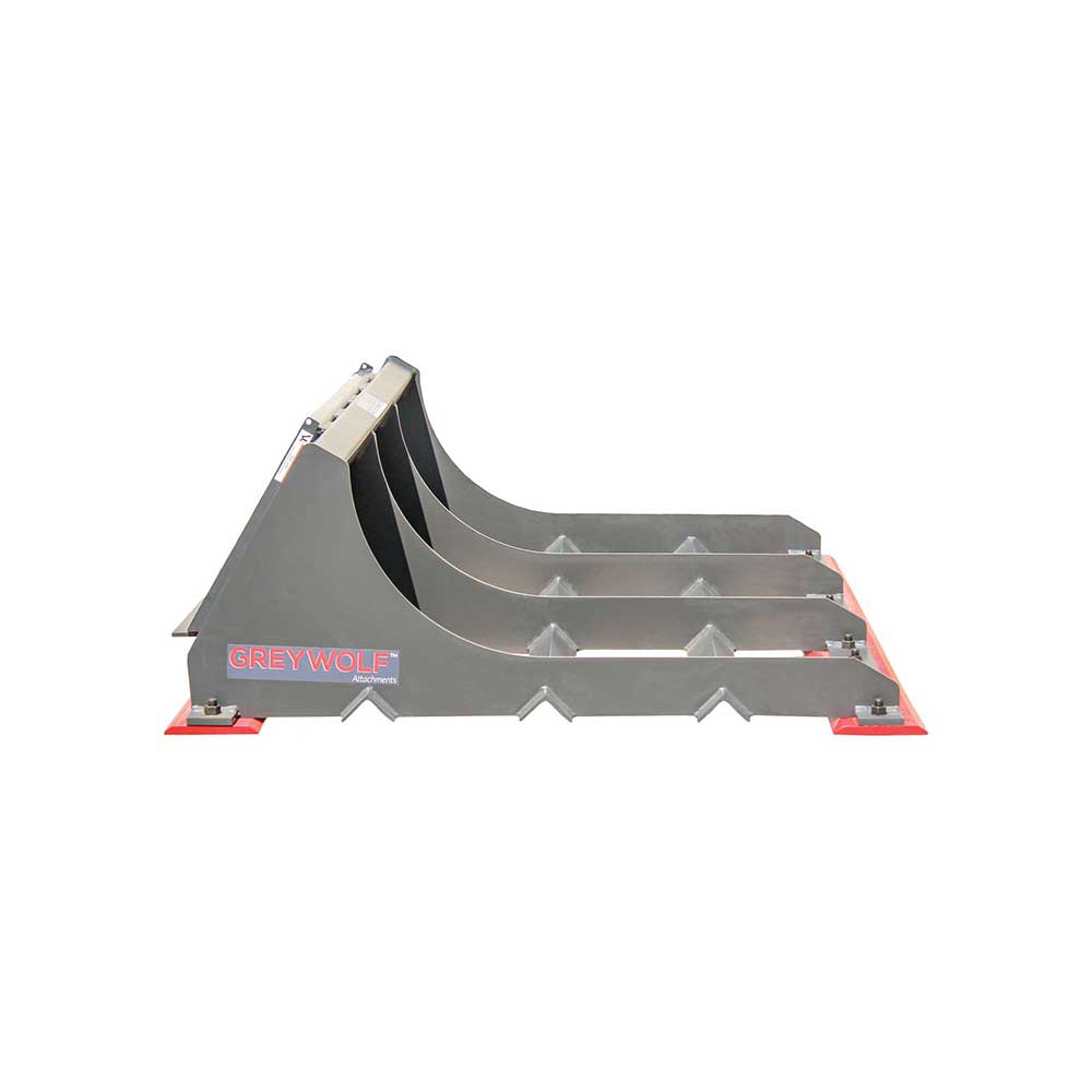GREYWOLF Land Plane Skid Steer Attachment, 75-In. Wide, Bi-Directional Reversible Cutting Edges, Model 1073