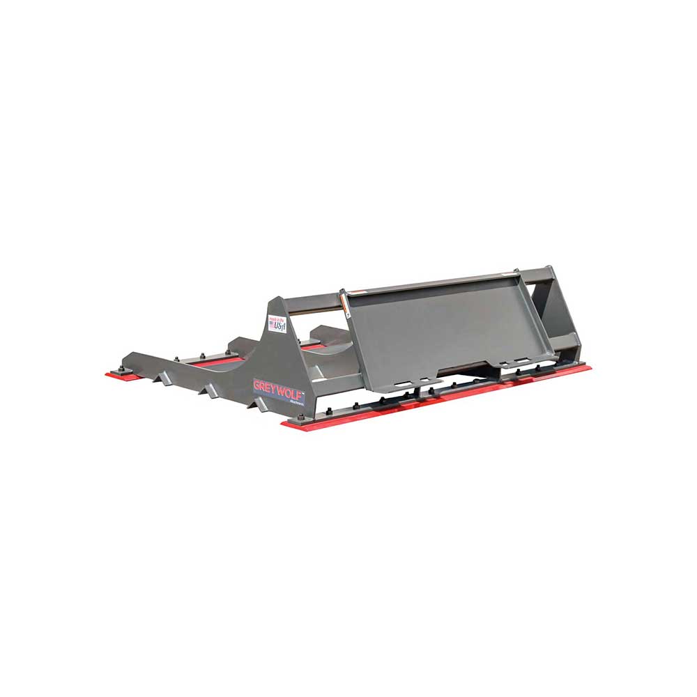 GREYWOLF Land Plane Skid Steer Attachment, 75-In. Wide, Bi-Directional Reversible Cutting Edges, Model 1073
