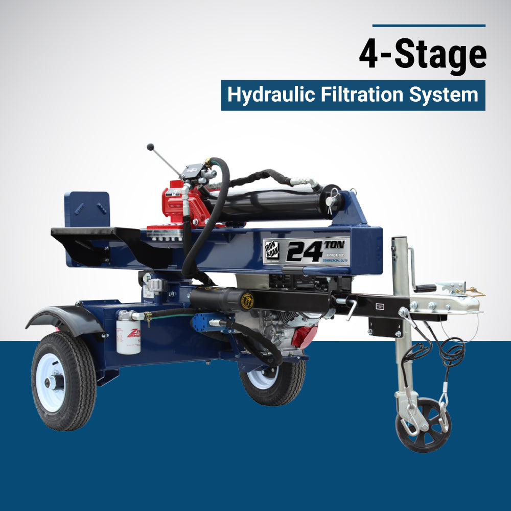 Iron & Oak BHVH2418GX 24-Ton Log Splitter