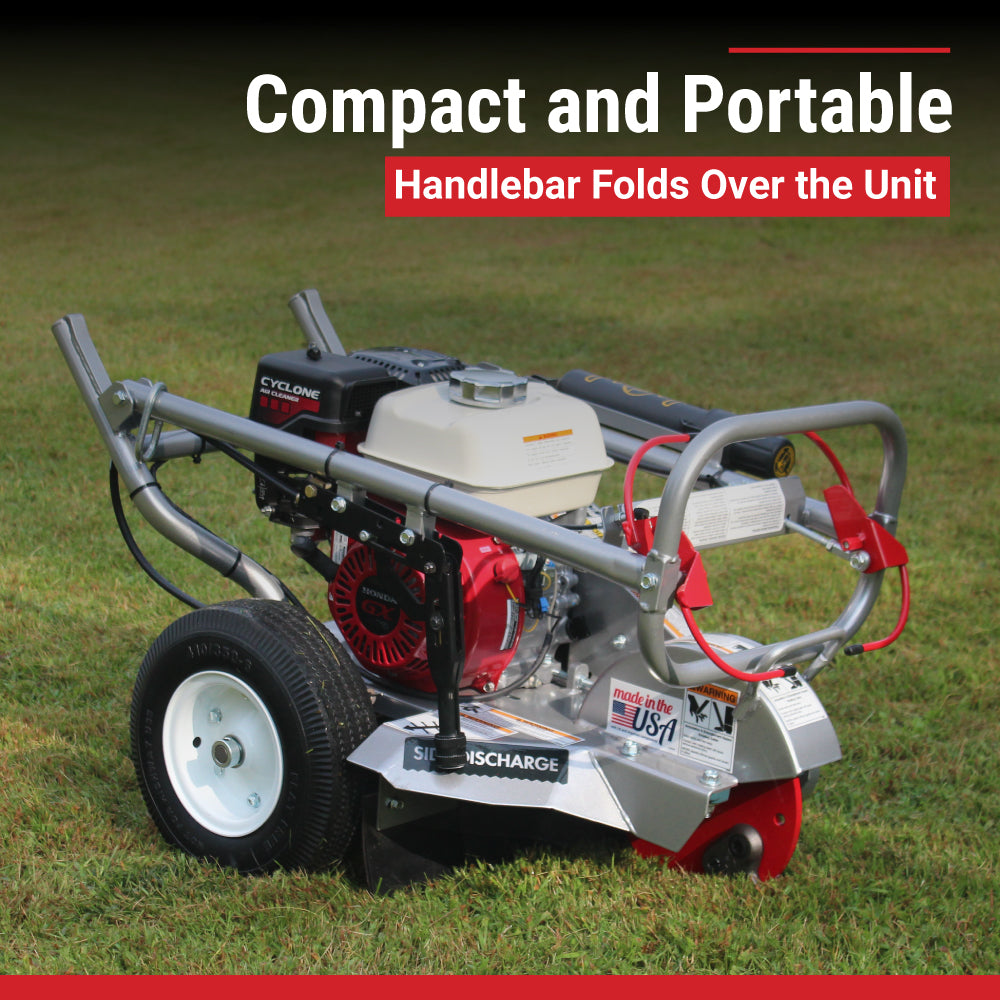 Dosko Mini Stump Grinder 200-6HC - Side View