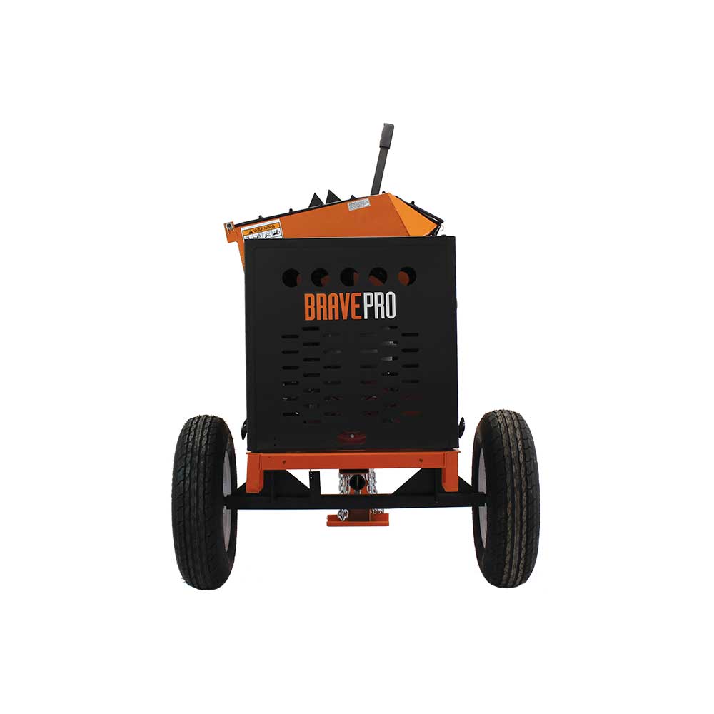 BravePro Mortar Mixer, 6 Cu. Ft. Steel Drum, Honda GX240, Model BRPMM106H