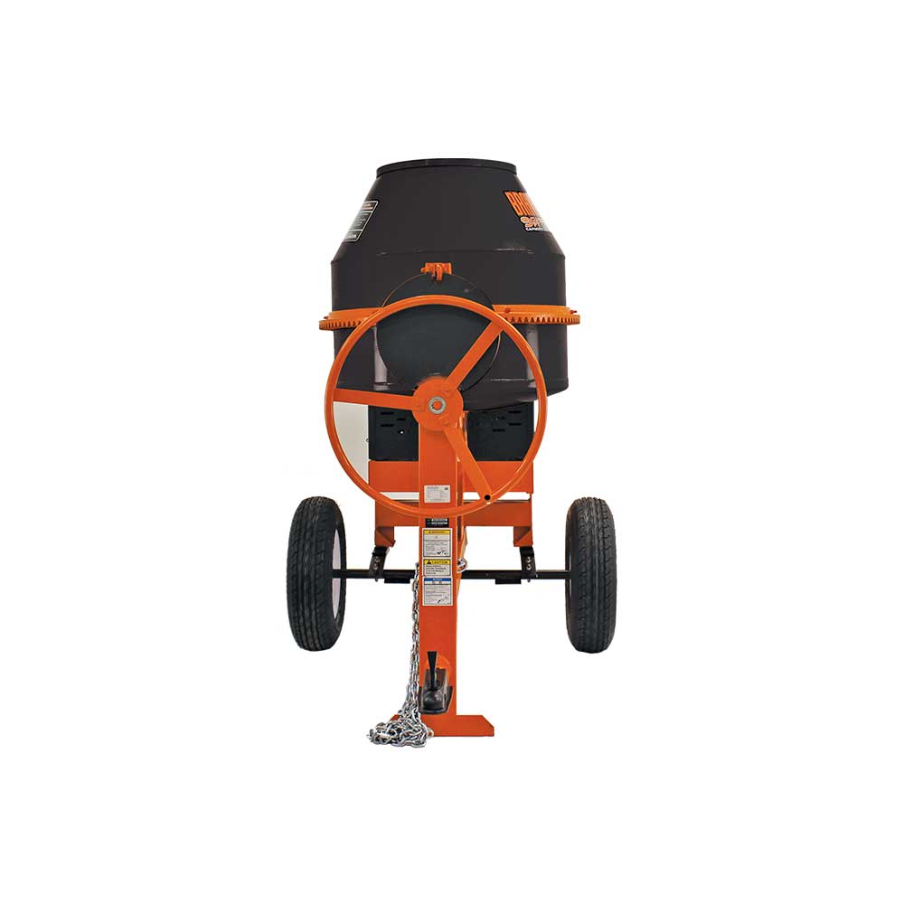 BravePro Concrete Mixer, 9 Cu. Ft. Poly Drum, Honda GX270, Model BRPCM209H