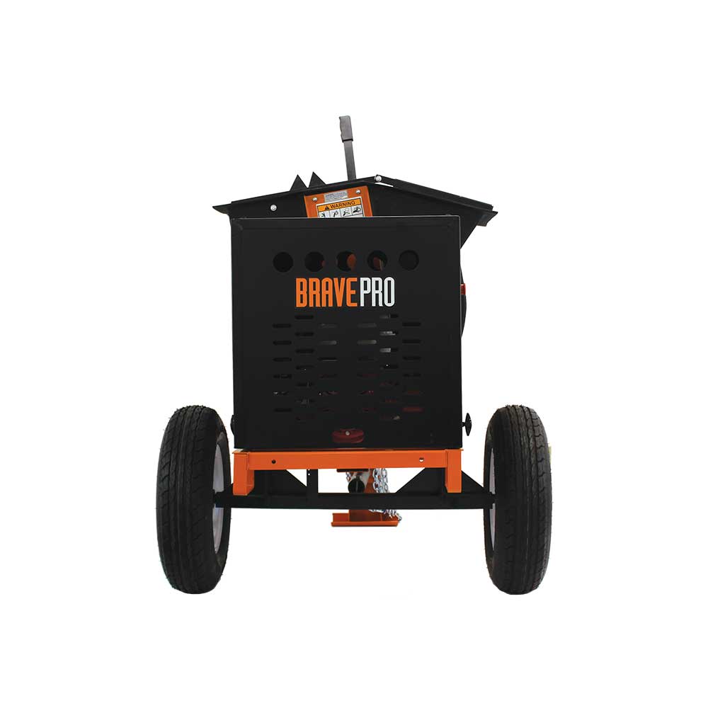 BravePro Mortar Mixer, 6 Cu. Ft. Poly Drum, Honda GX240, Model BRPMM206H