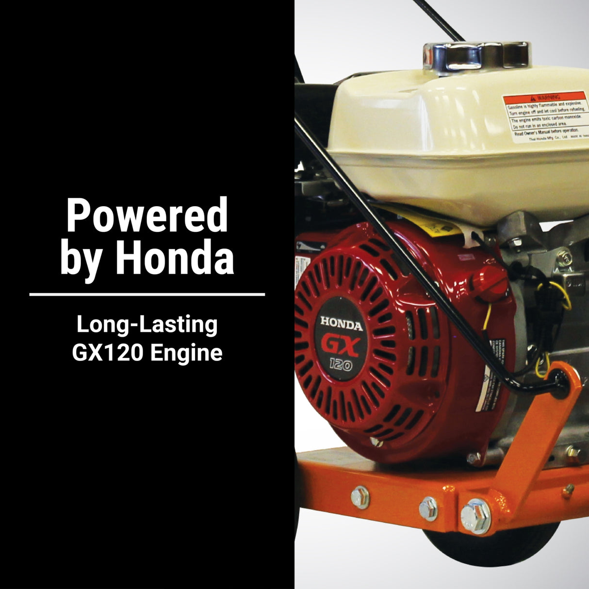 BravePro Crack Cleaner, 8 In. Wire Knot Brush, Honda GX120, Model BRPC105H
