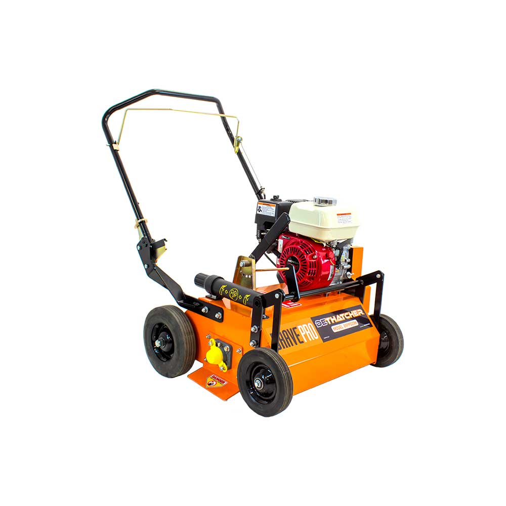 BravePro Power Rake Dethatcher, 20 In. Width, Honda GX160, Model BRPPD20H