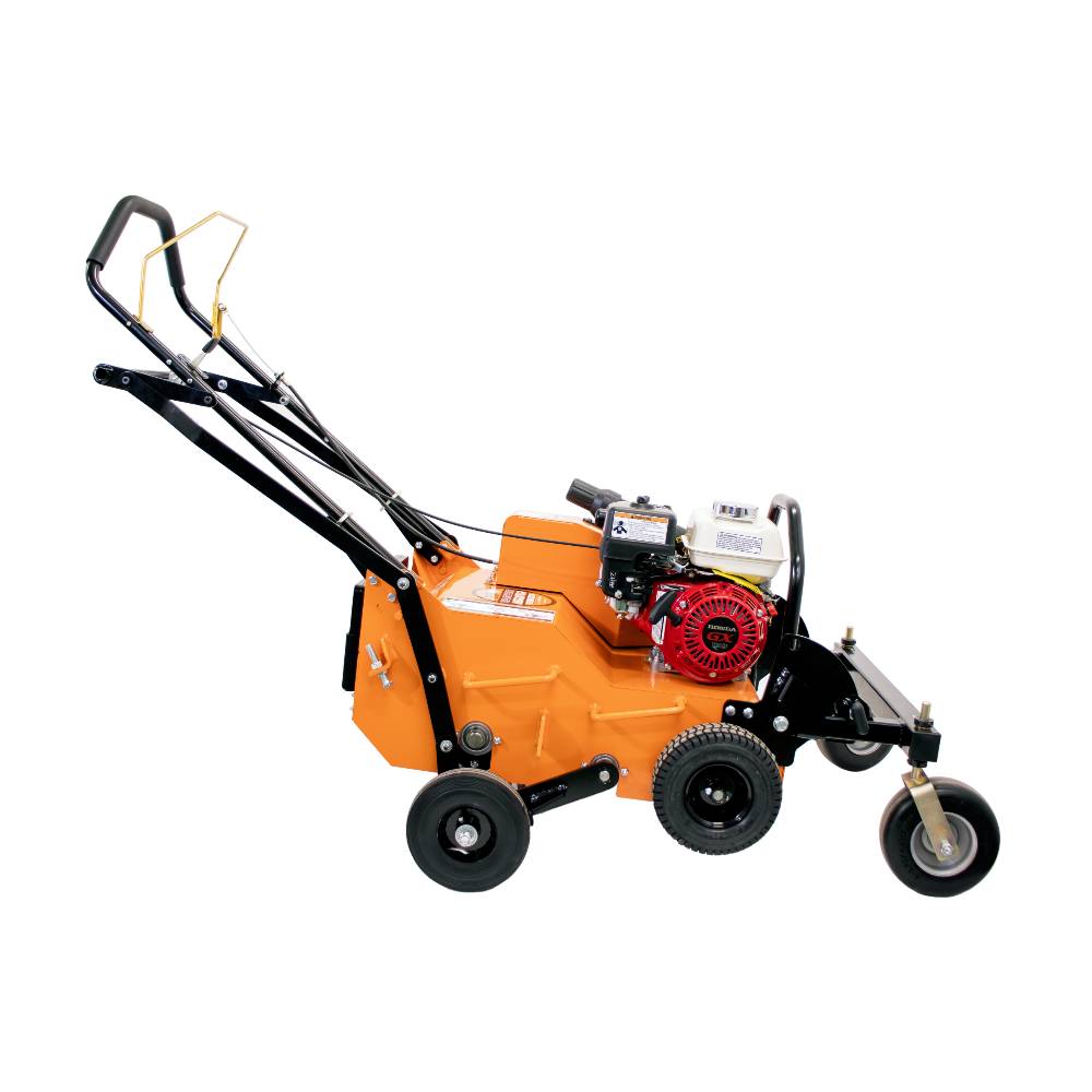 BravePro U-Turn Walk-Behind Aerator, 18 In., 3 In. Plug Depth, Honda GX120, Model BRPWBA18H
