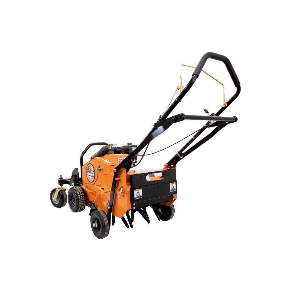 BravePro U-Turn Walk-Behind Aerator, 18 In., 3 In. Plug Depth, Honda GX120, Model BRPWBA18H