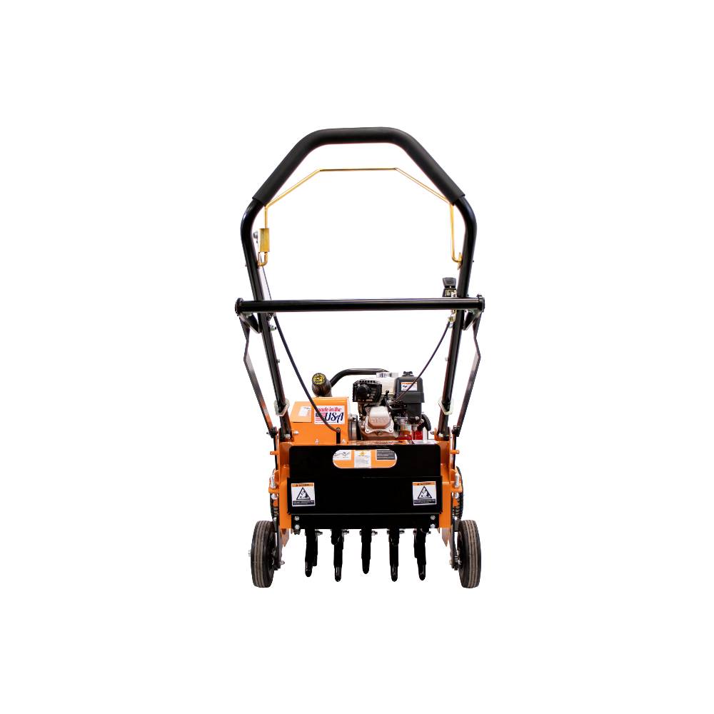 BravePro U-Turn Walk-Behind Aerator, 18 In., 3 In. Plug Depth, Honda GX120, Model BRPWBA18H