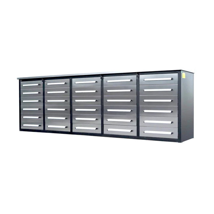 Chery Industrial 10ft Workbench Storage Cabinet with 30 Drawers - WW000188