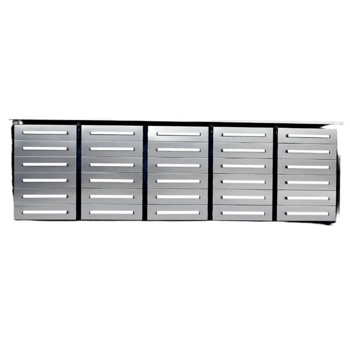 Chery Industrial 10ft Workbench Storage Cabinet with 30 Drawers - WW000188