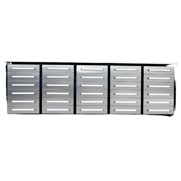 Chery Industrial 10ft Workbench Storage Cabinet with 30 Drawers - WW000188