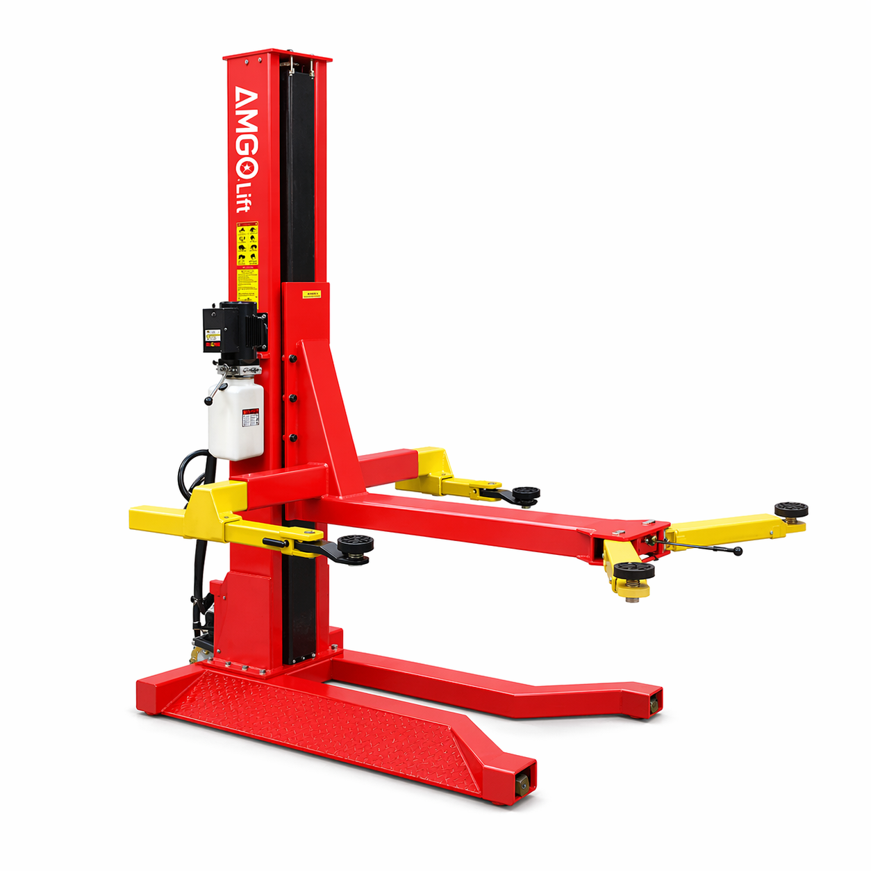 AMGO SML-7 Single Post Car Lift 7,000 lb Capacity