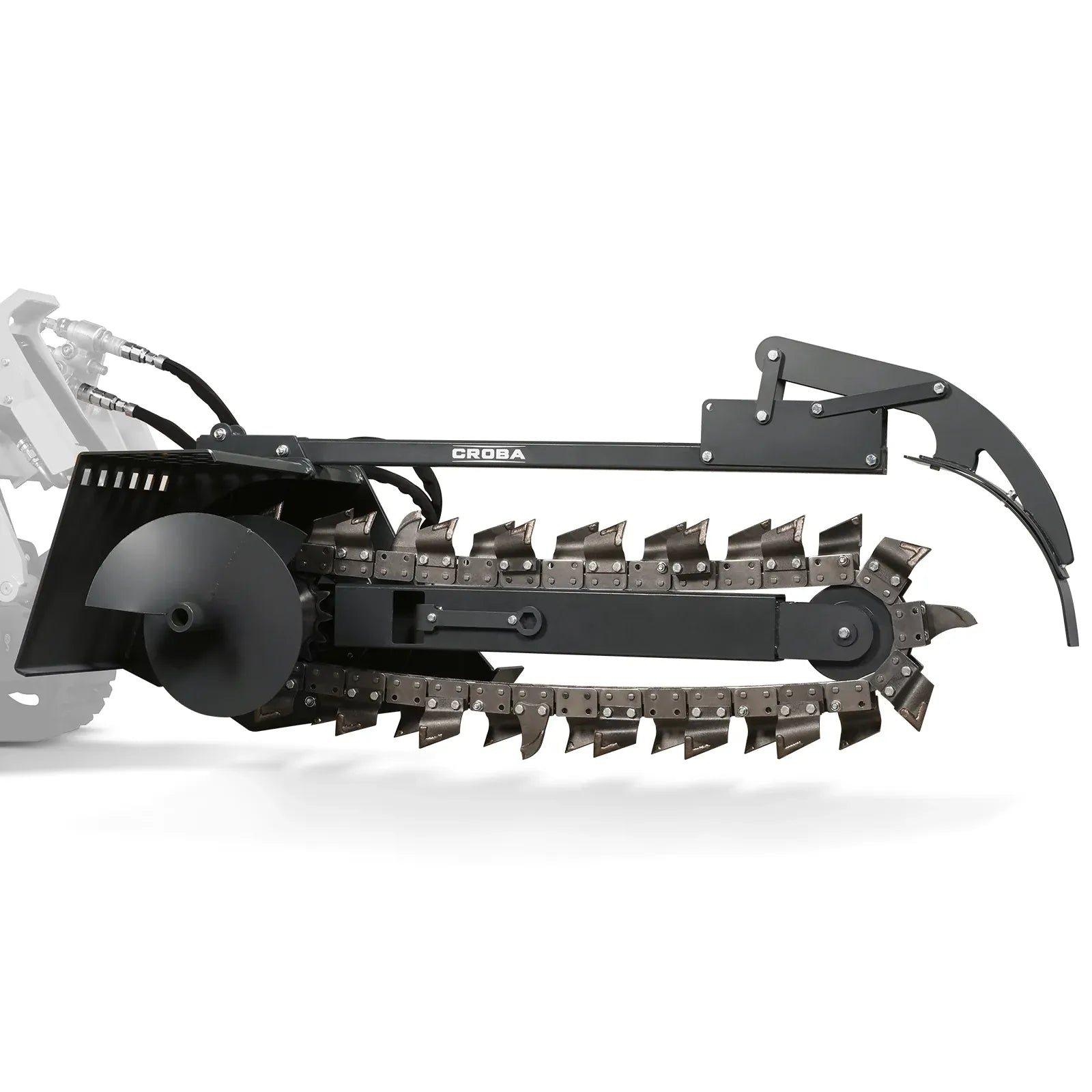 MechMaxx 20" Cutting Depth Trencher Attachment for Mini Skid Steer