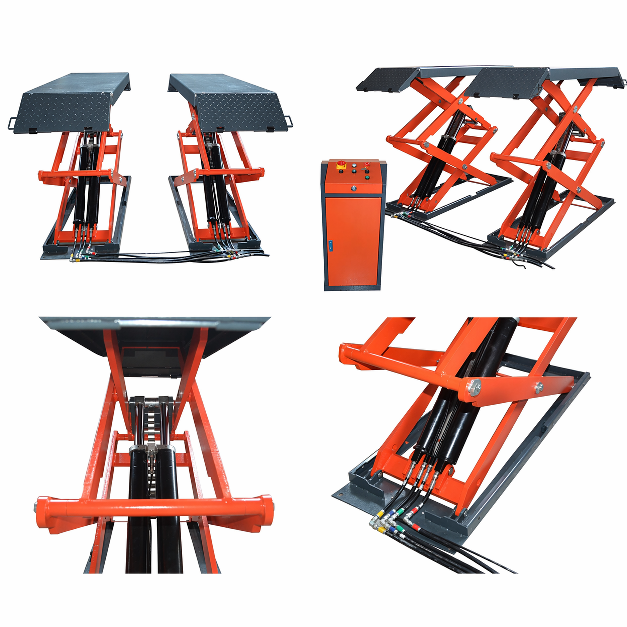 Katool KT-X95 8,000 lb Full-Rise Scissor Lift for Tire and Brake Service
