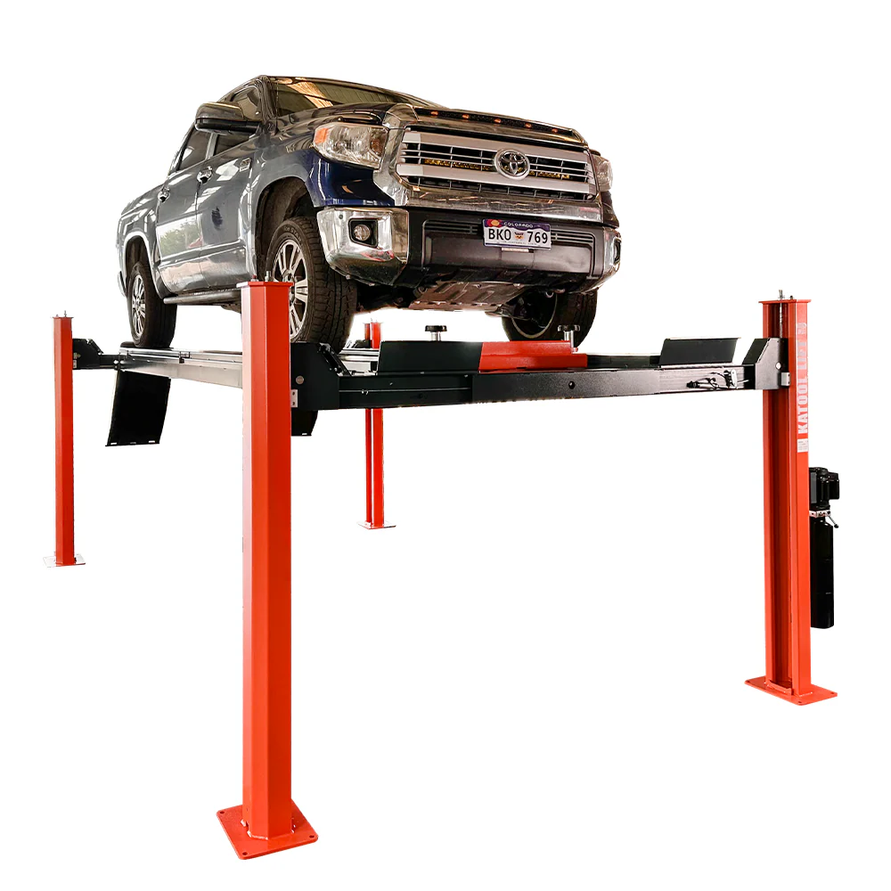 Katool KT-4H150 15,000 lb 4-Post Alignment Lift with Rolling Jack Included
