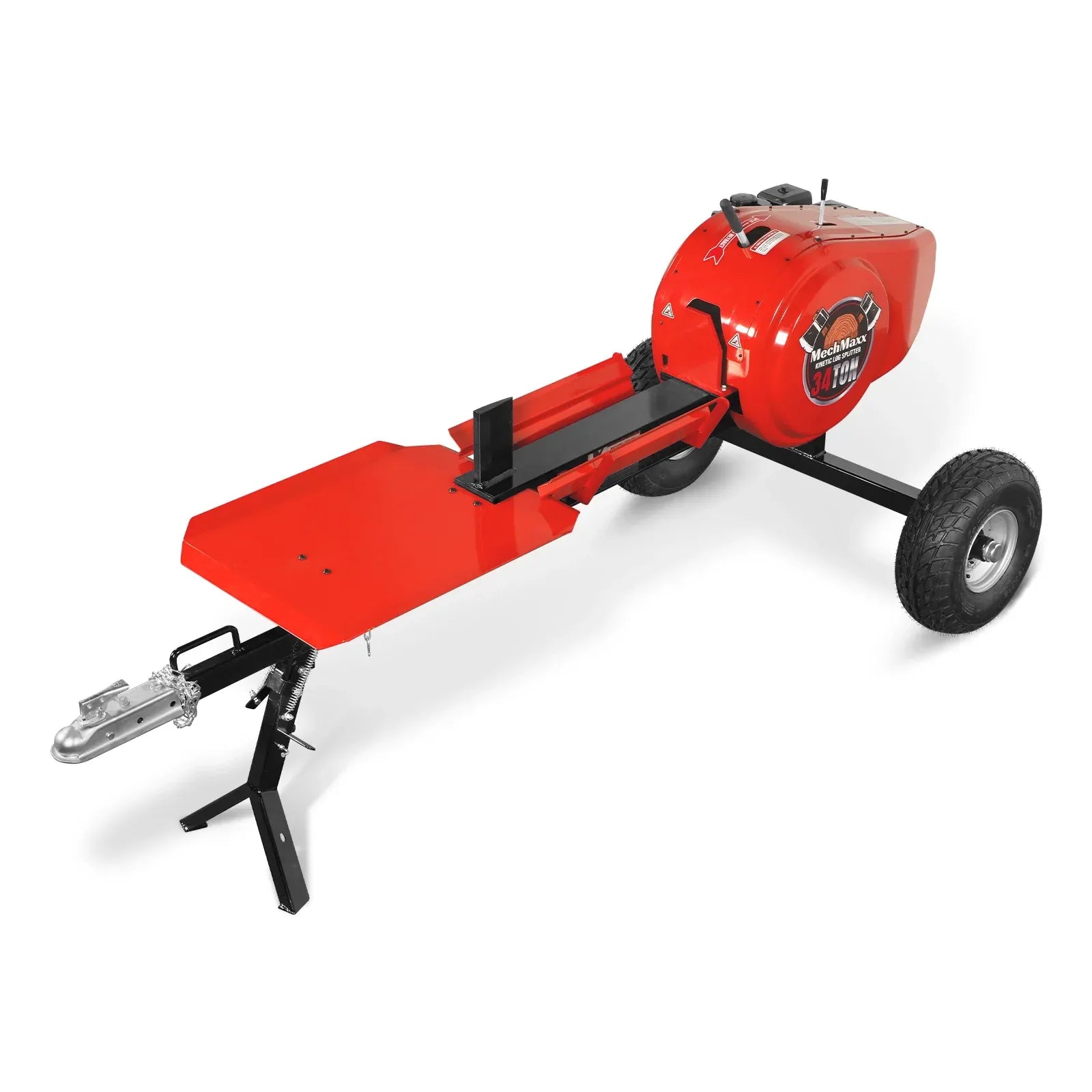 MechMaxx 34 Ton Kinetic Log Splitter with 7HP Ducar Engine, 28" Capacity and 3-Second Cycle Time, Model KT34