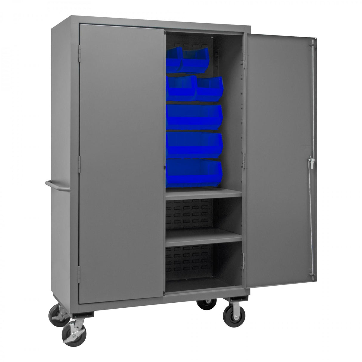 Durham 3502M-BLP-18-2S-5295 Bin Storage Cabinet