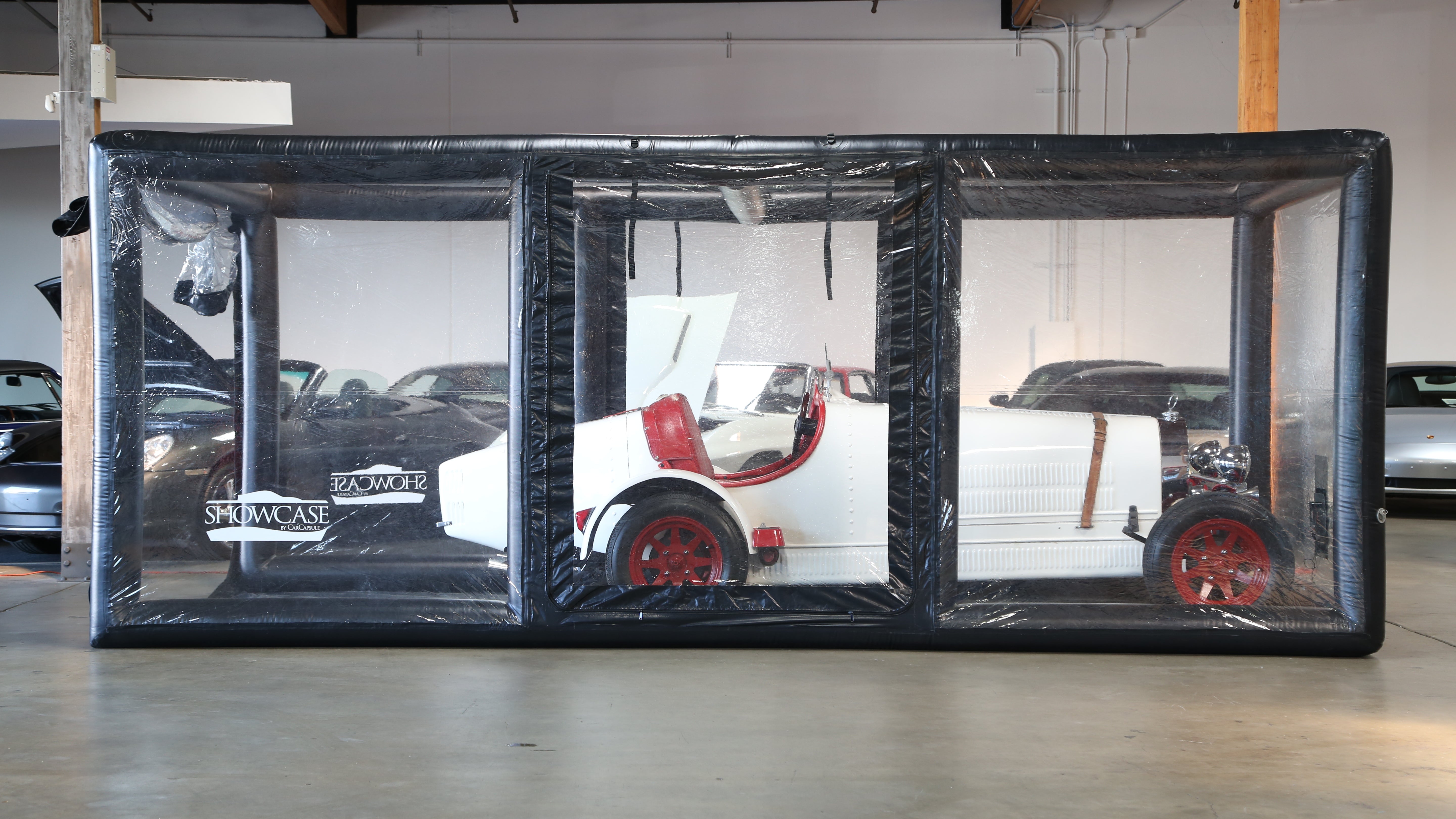 CarCapsule 14 ft ShowCase Indoor Black Cover - CCSH14