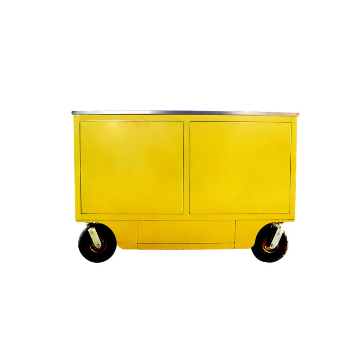 Chery Industrial 4.5ft Heavy Duty Mobile Workbench with 7 Drawers & 2 Cabinets - WW000193