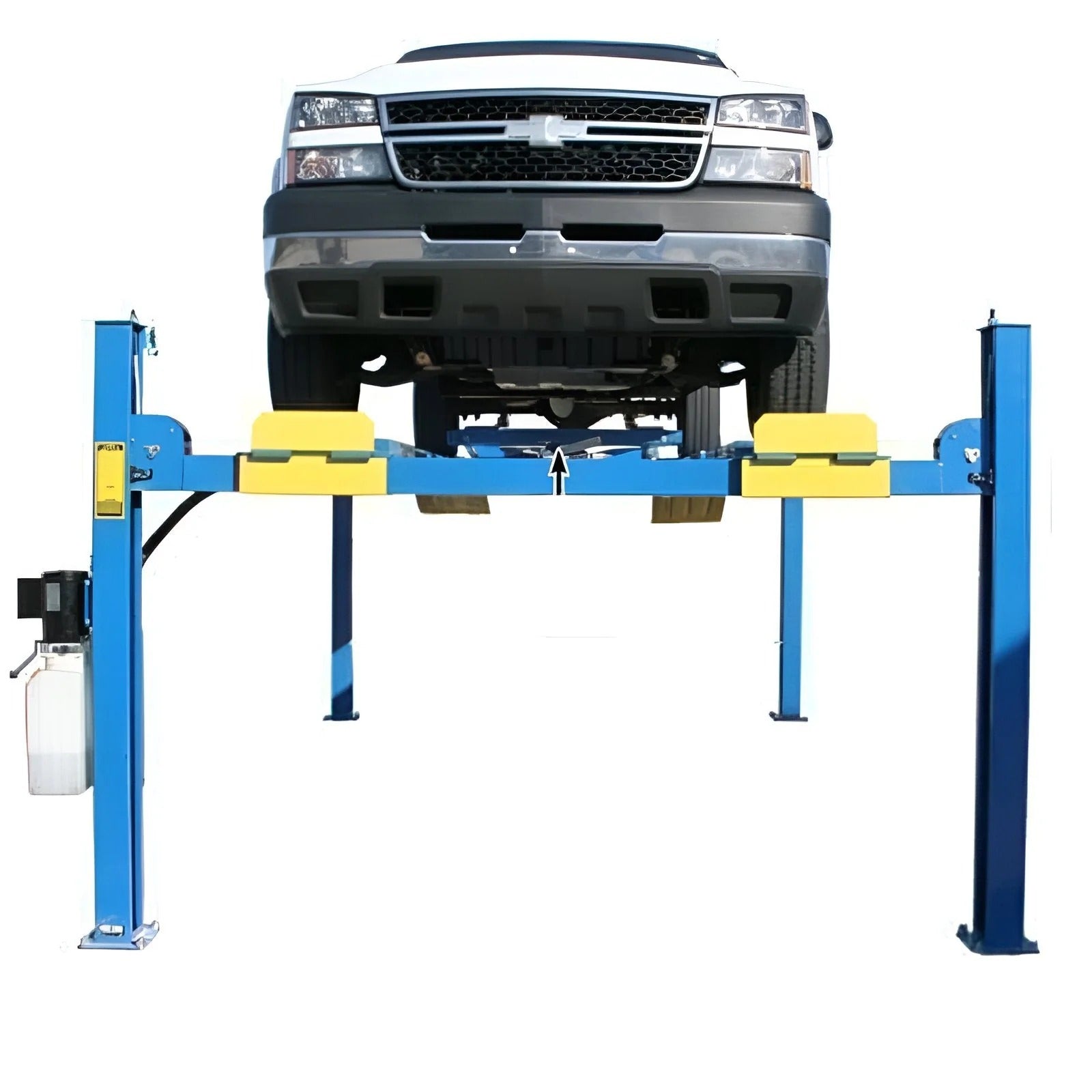 Atlas 12,000 lb 4-Post Alignment Lift with Turntables and Slip Plates for Professional Wheel Alignment
