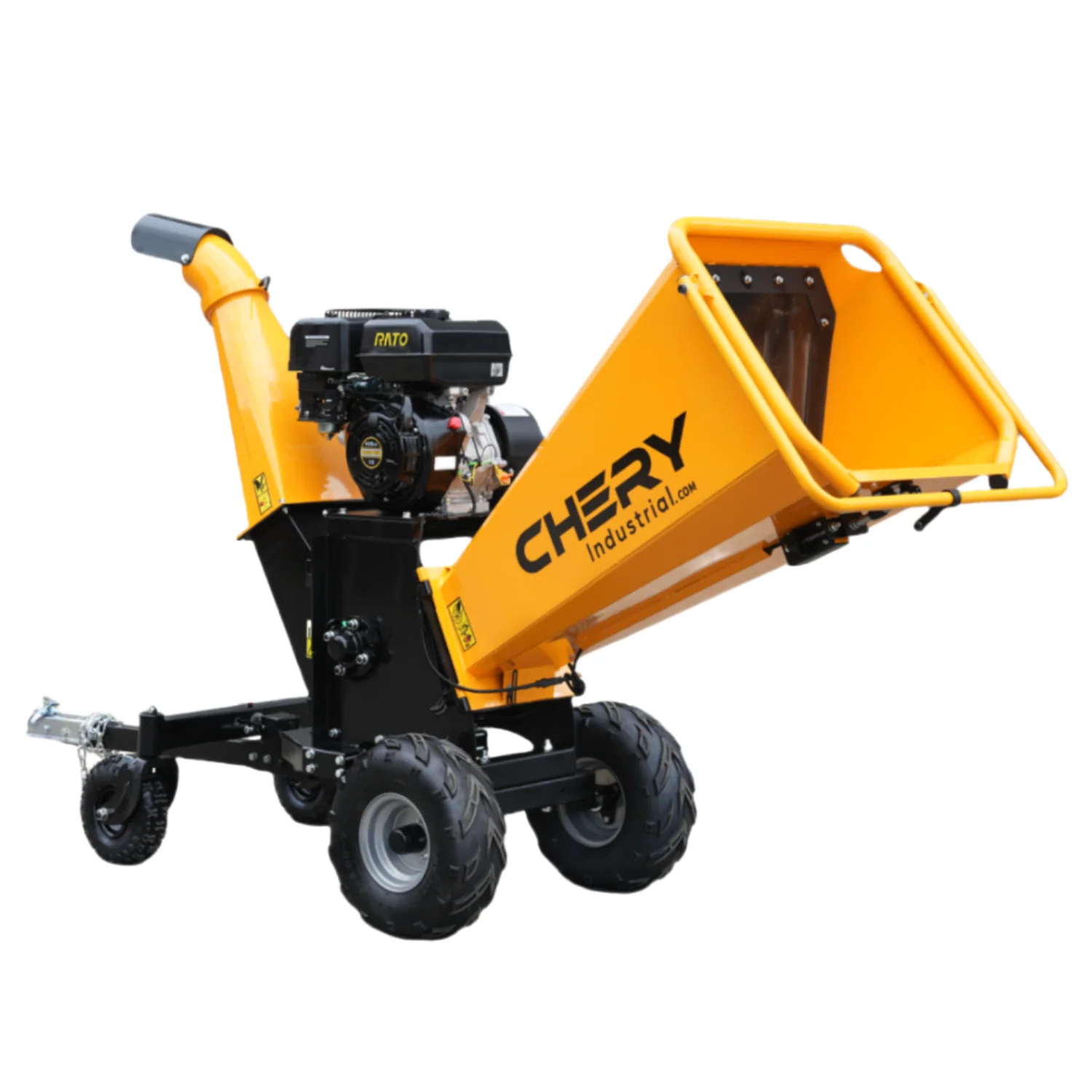 Chery Industrial 6" 15 HP 420cc Gas Powered Wood Chipper - YONWCDRGS350PRO