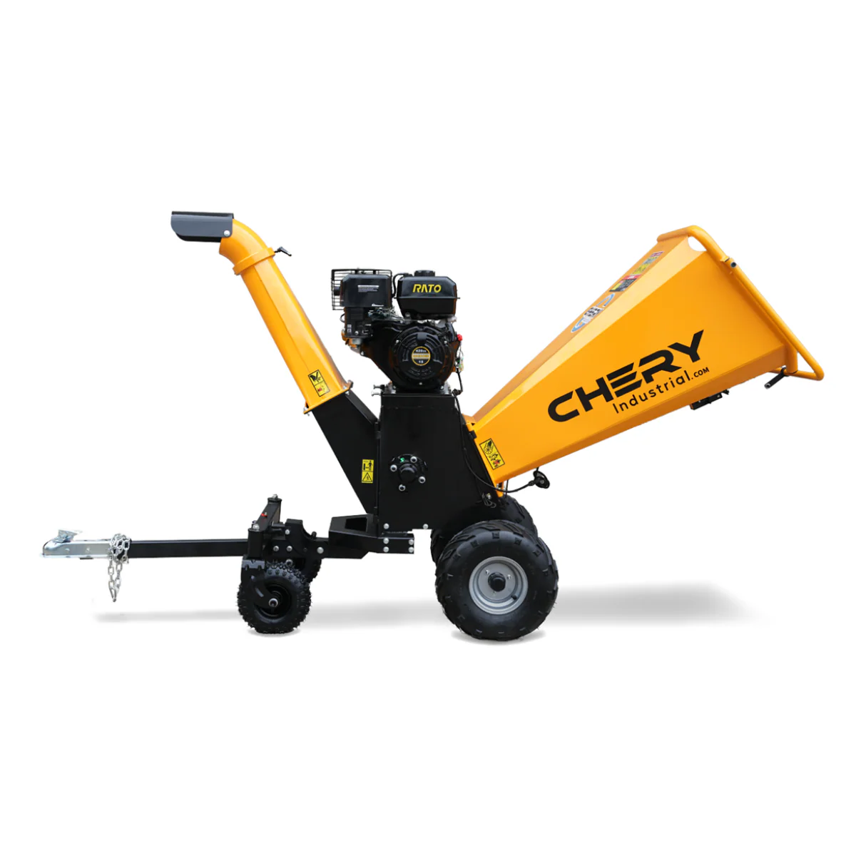 Chery Industrial 6" 15 HP 420cc Gas Powered Wood Chipper - YONWCDRGS350PRO