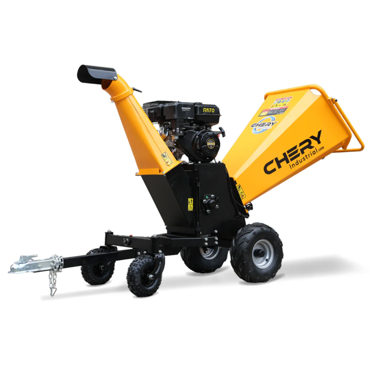 Chery Industrial 6" 15 HP 420cc Gas Powered Wood Chipper - YONWCDRGS350PRO