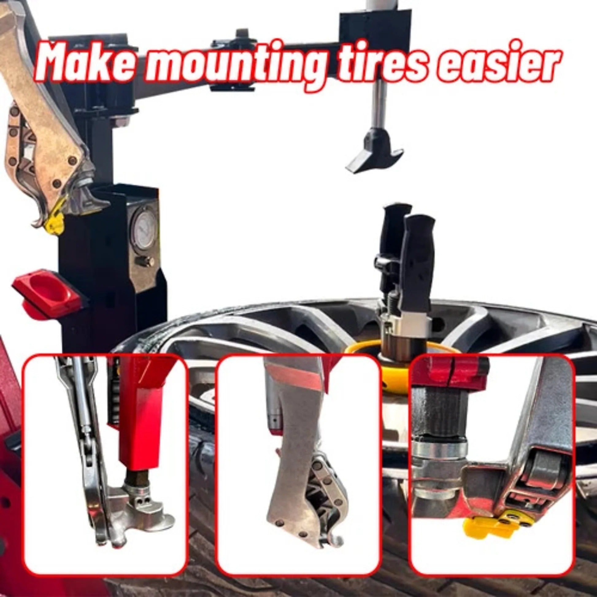Katool KT-T880 Center Post Swing Arm Tire Changer for 13"-26" Rims