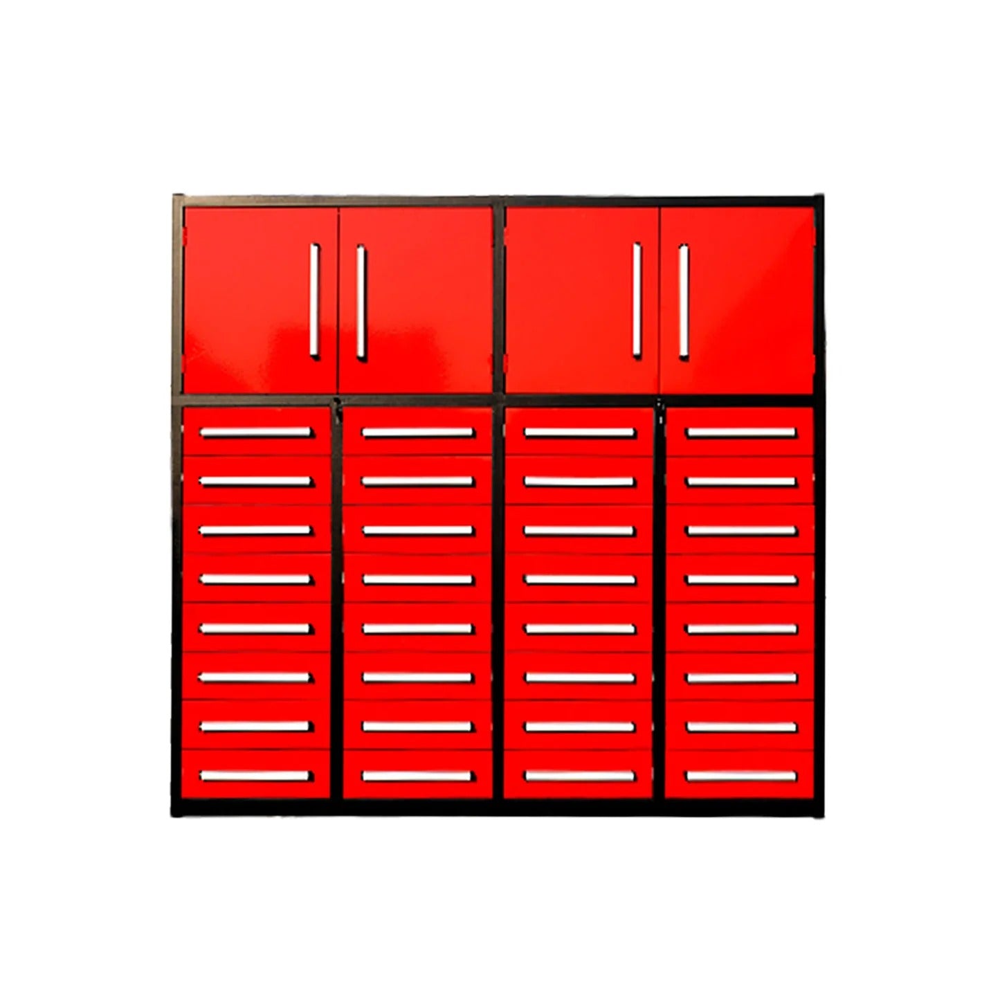 Chery Industrial 7ft Garage Storage Cabinet (32 Drawers & 2 Cabinets) - WW000210