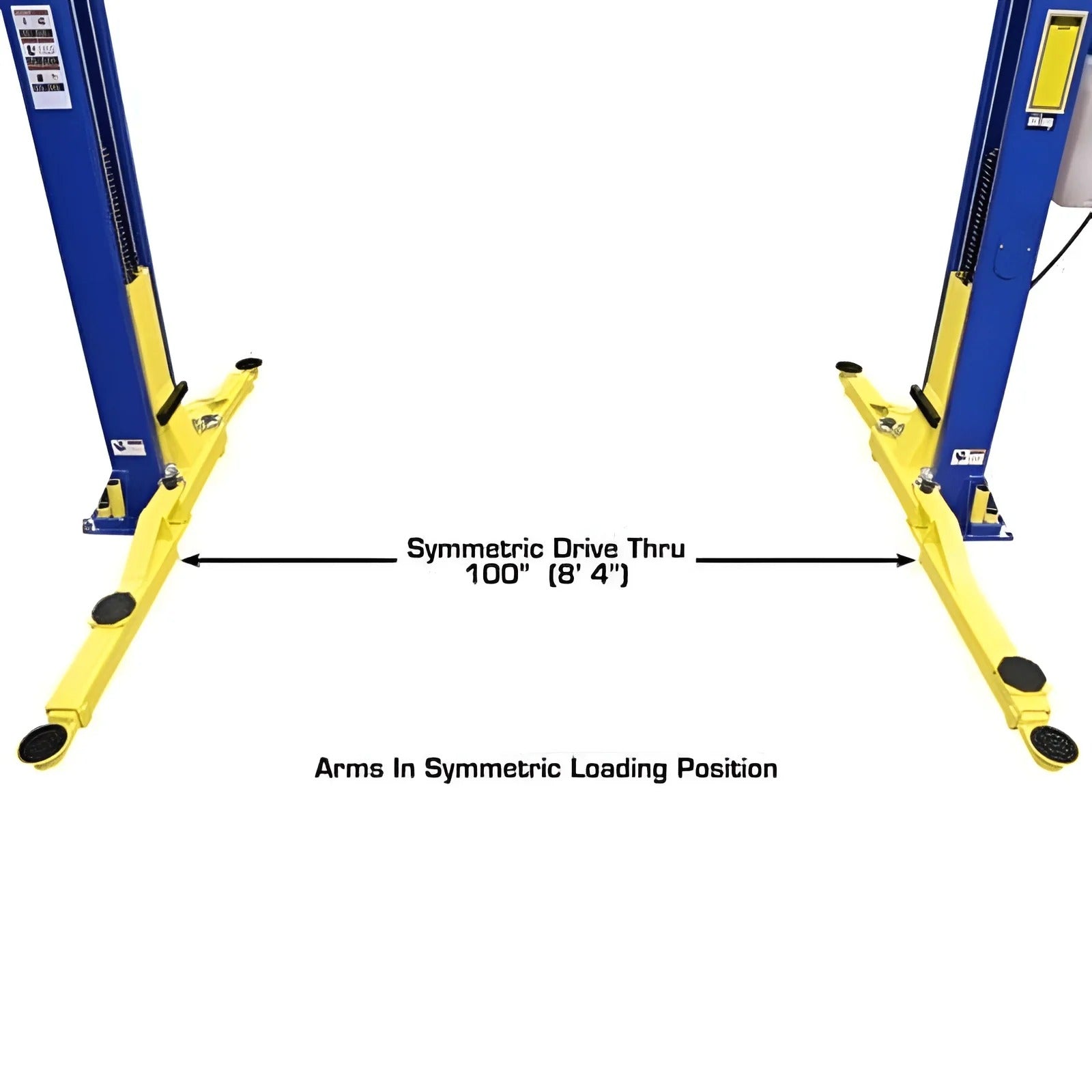 Atlas 9KOHX 9,000 lb Overhead 2-Post Lift