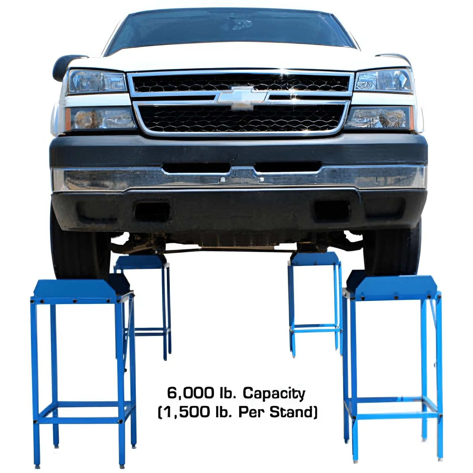 Atlas Set of 4 Wheel Alignment Stands with 6,000 lb Capacity