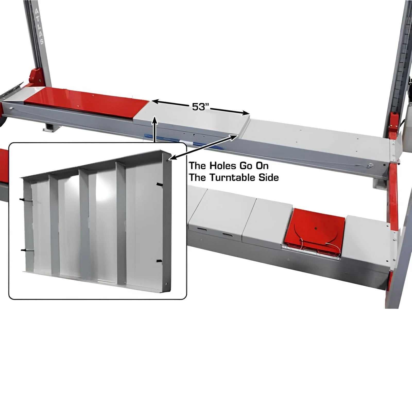 Atlas Platinum Bolt-On Alignment Kit with Slip Plates and Turntables for 4-Post Lifts