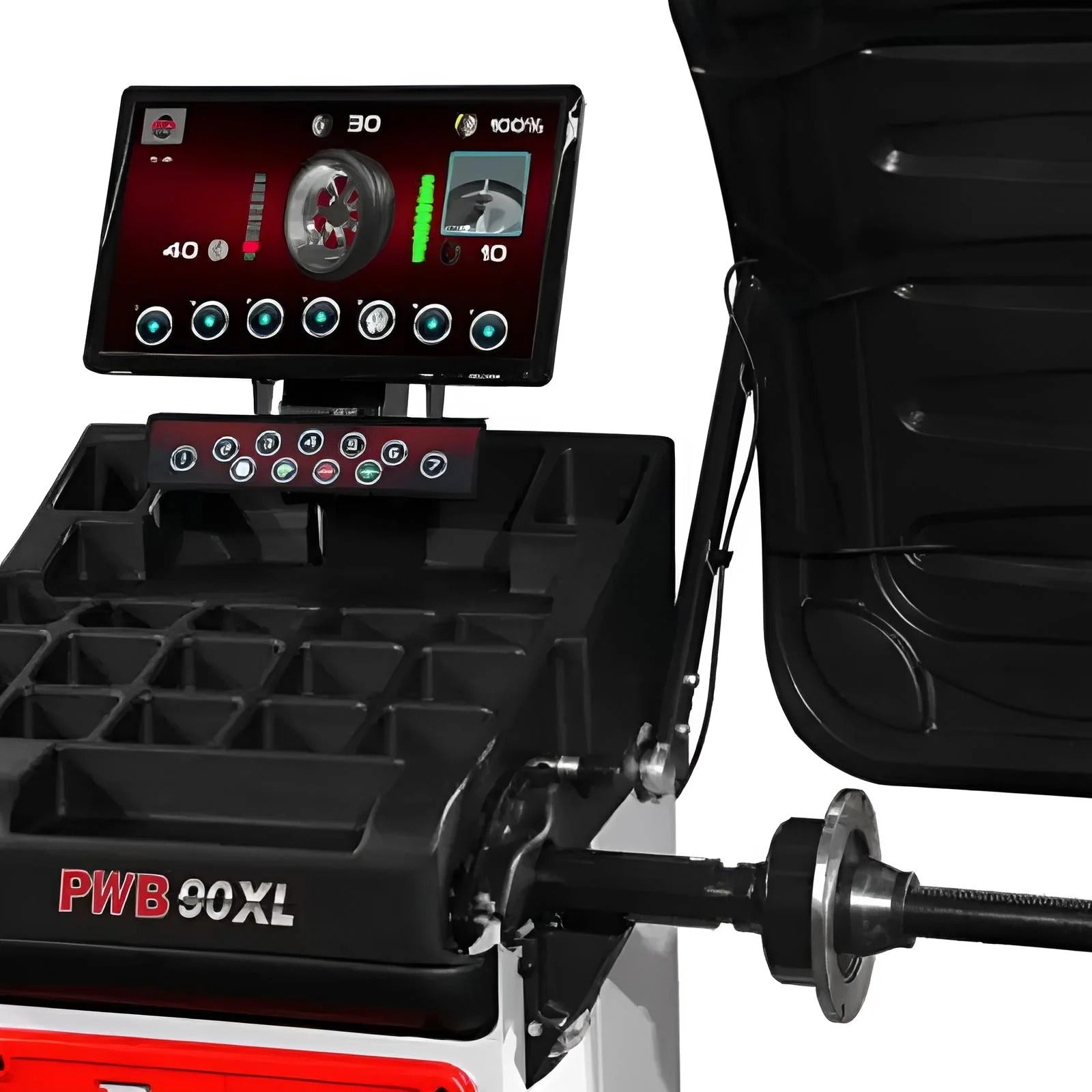 Atlas Platinum PTC500 Center Post Tire Changer and PWB90XL 3D Wheel Balancer Combo
