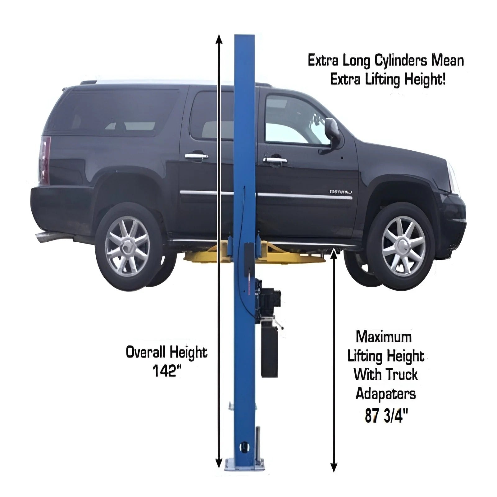 Atlas 9OHSC 9,000 lb Overhead 2-Post Lift