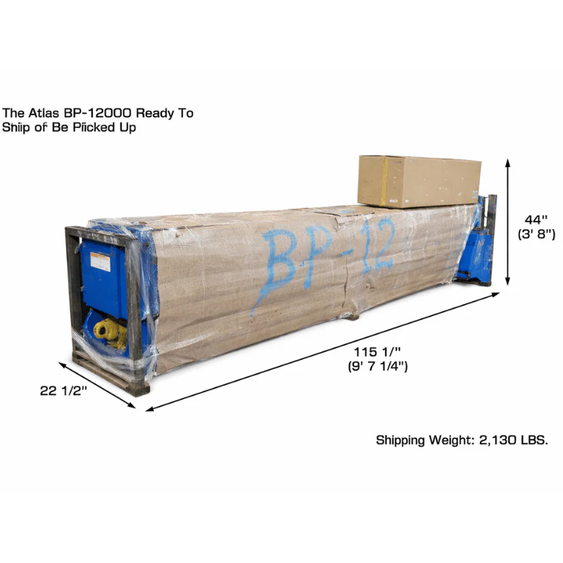 Atlas BP10000X 10,000 lb Baseplate 2-Post Lift