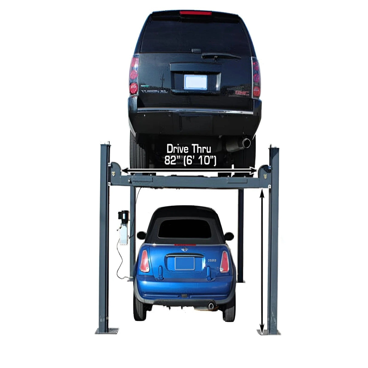 Atlas 408SL 8,000 lb Super Deluxe Portable 4-Post Lift