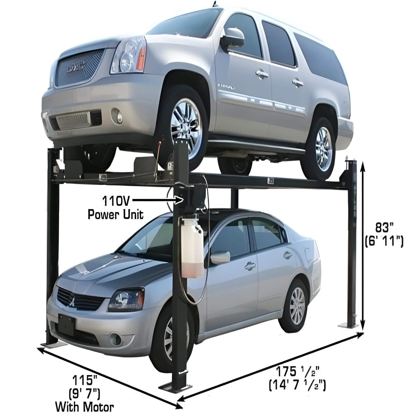 Atlas Garage PRO8000 8,000 lb 4-Post Lift