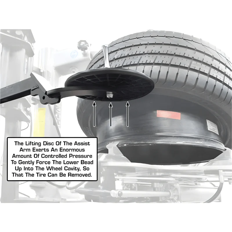 Atlas Platinum PTC300 Rim Clamp Tire Changer with Assist Arm