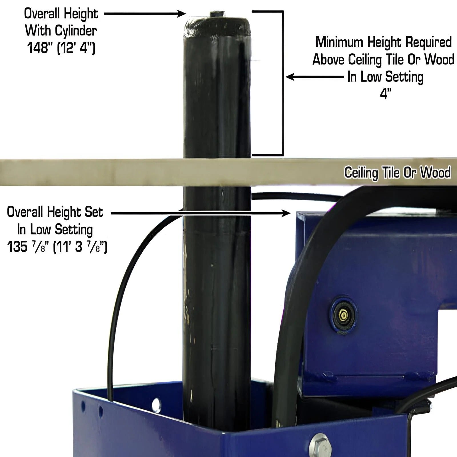 Atlas PVL10 ALI Certified 10,000 lb Overhead 2-Post Lift