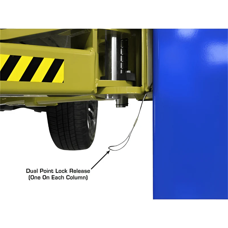 Atlas PVL9BP 9,000 lb ALI Certified Baseplate 2-Post Lift