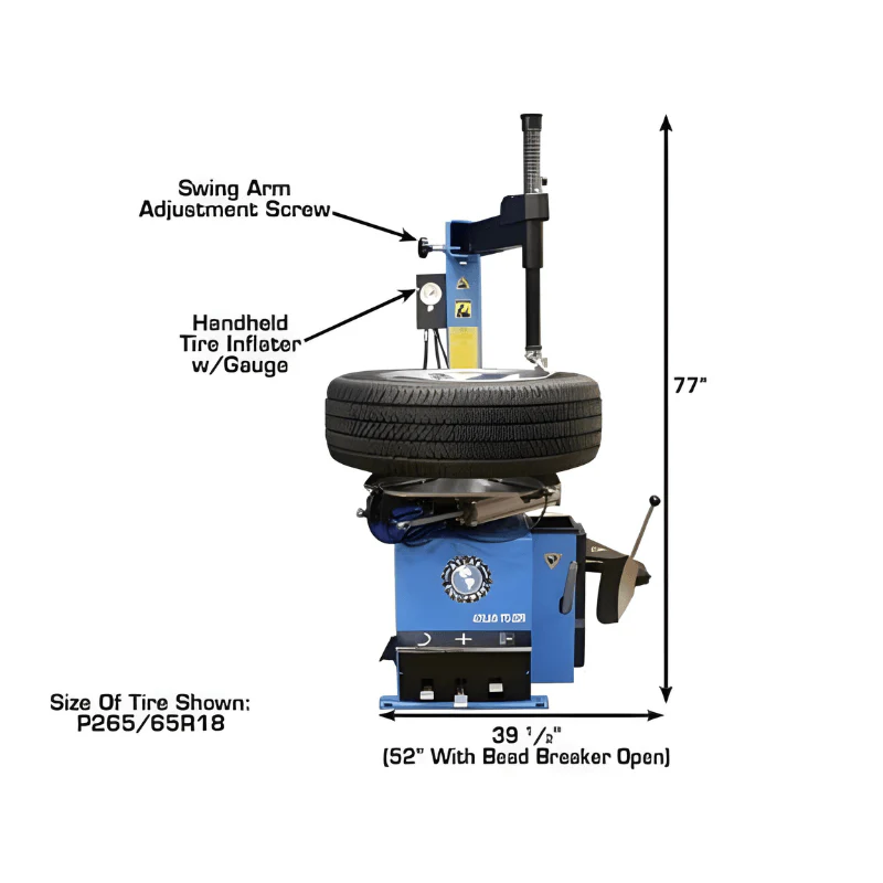 Atlas TC229 Tire Changer & WB41 Wheel Balancer Combo Package