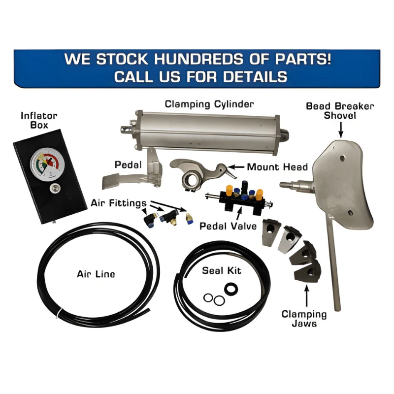 Atlas TC289LH Extra Large Rim Clamp Tire Changer with Left-Hand Assist Arm System for SUV and Truck Tires