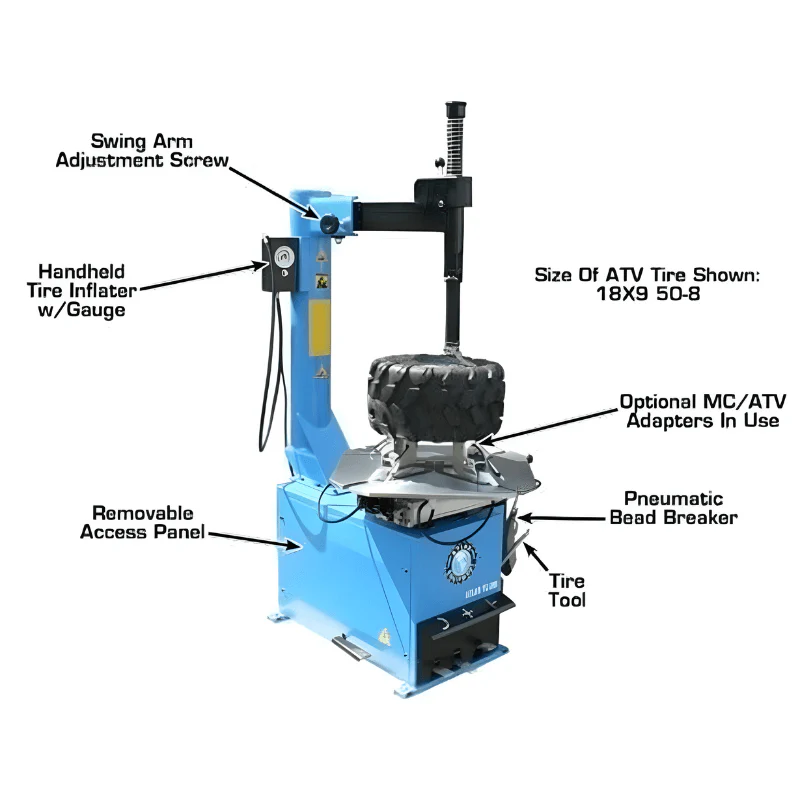 Atlas TC289 Tire Changer & WB11 Wheel Balancer Combo Package