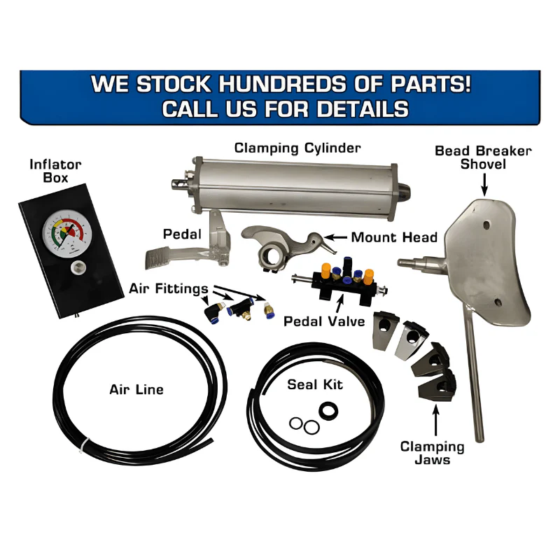 Atlas TC755EZ Tilt-Back Rim Clamp Tire Changer with E-Z Assist Arm System