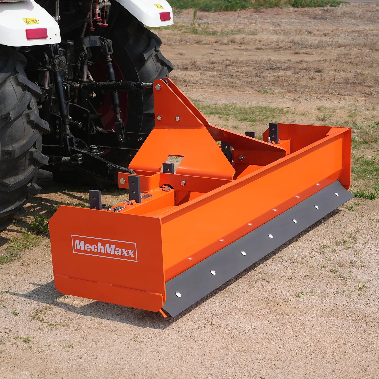 MechMaxx 84" Box Blade Scraper with 7 Shanks, 3-Point Hitch, Model BB84
