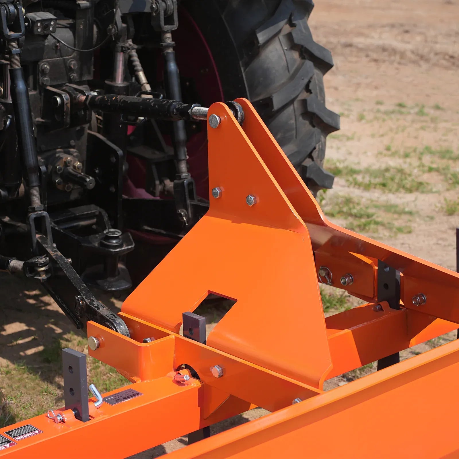 MechMaxx 84" Box Blade Scraper with 7 Shanks, 3-Point Hitch, Model BB84